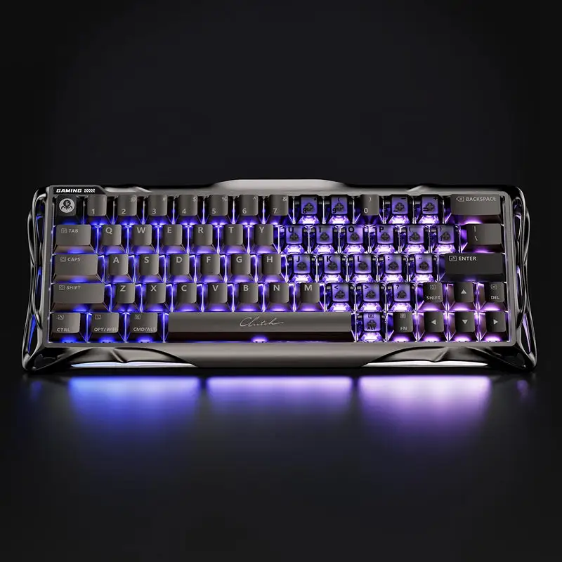 کیبورد گیمینگ گراوا استار V60 PRO 60% GUNMETAL