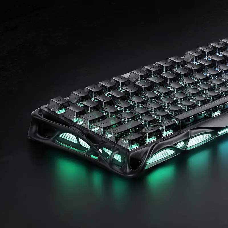 کیبورد گیمینگ گراوا استار مدل MERCURY V75 75% STEALTH BLACK-2