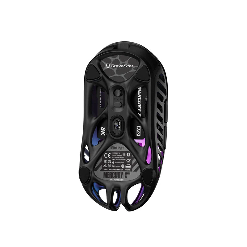 موس گیمینگ گراوا استار مدل Mercury X Pro with 8K Dongle Galaxy Black