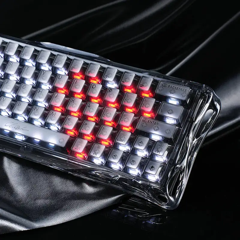 کیبورد گیمینگ گراوا استار مدل MERCURY V60 60% ONYX CRYSTAL-3