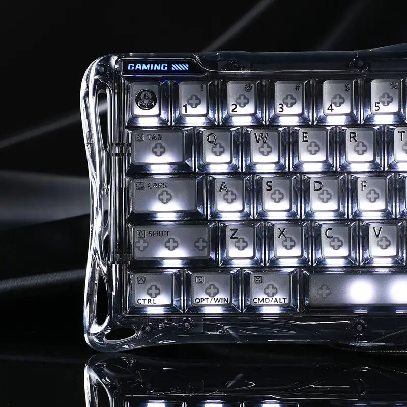 کیبورد گیمینگ گراوا استار مدل MERCURY V60 60% ONYX CRYSTAL