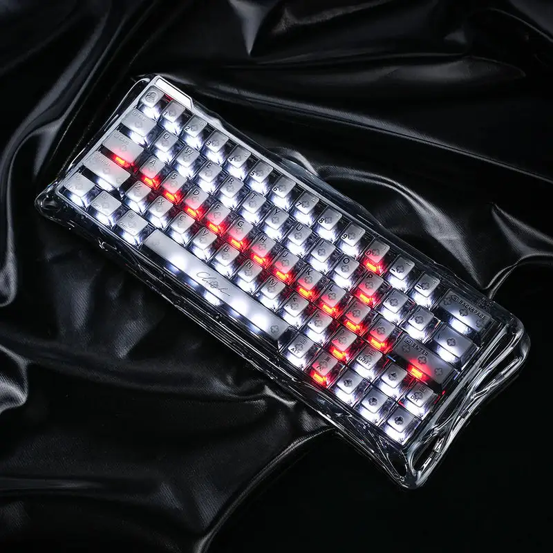 کیبورد گیمینگ گراوا استار مدل MERCURY V60 60% ONYX CRYSTAL