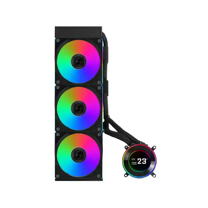 خنک کننده مایع پردازنده لیان لی مدل HydroShift II LCD-C 360CL Black