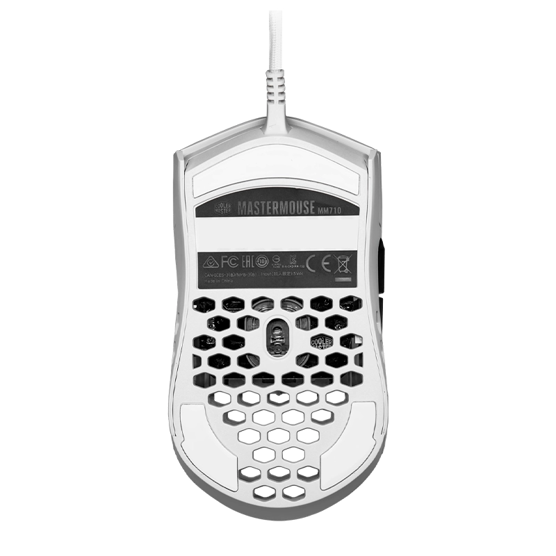موس گیمینگ کولر مستر مدل MM710 White Matte-1