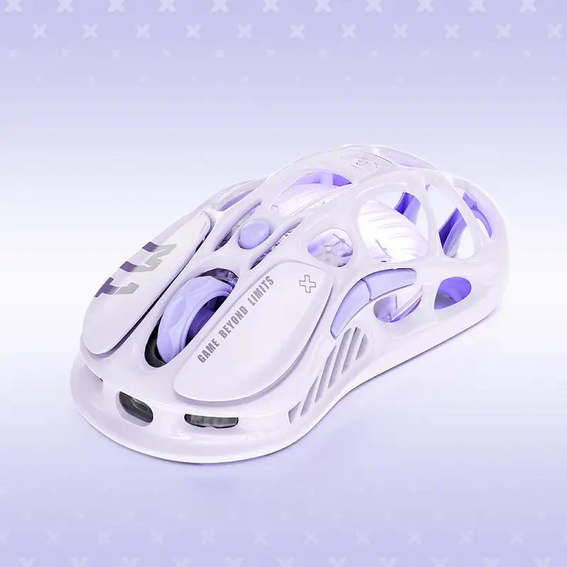 موس گیمینگ گراوا استار مدل MERCURY M1 PRO LAVENDER PURPLE