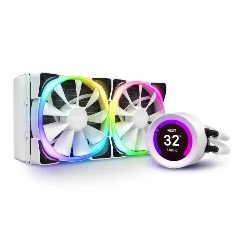 خنک کننده پردازنده ان زد ایکس تی مدل Kraken Z53 240 RGB White-0