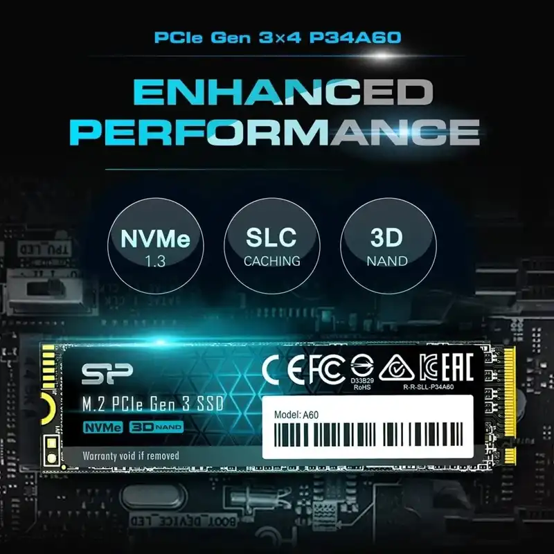 اس اس دی سیلیکن پاور مدل P34A60 512GB M.2