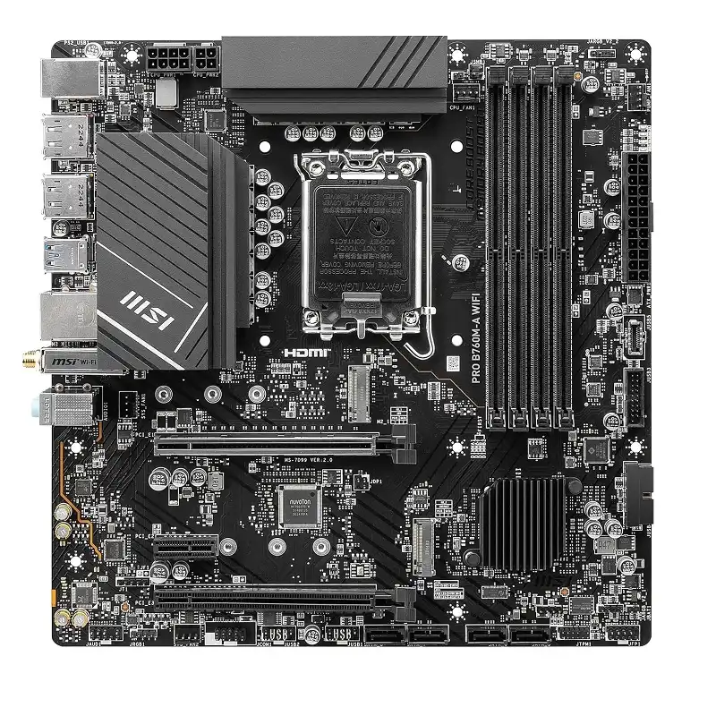 مادربرد ام اس آی مدل PRO B760M-A WIFI