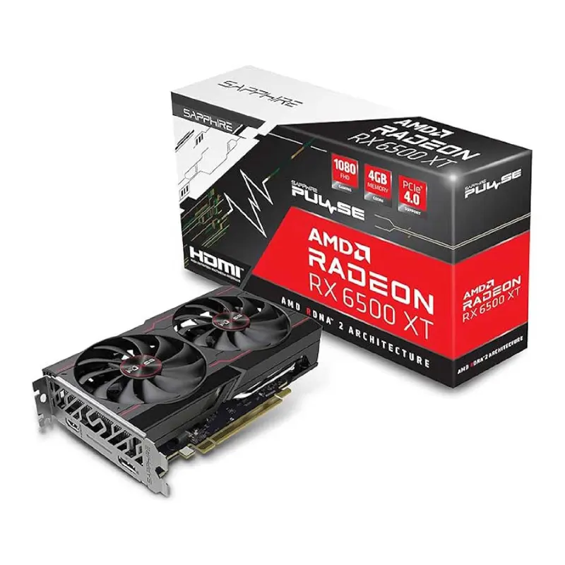 کارت گرافیک سافایر مدل Pulse Radeon RX 6500 XT OC 8GB-0