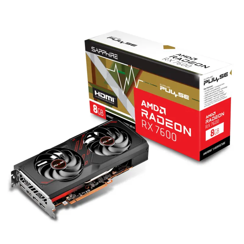 کارت گرافیک سافایر مدل Pulse Radeon RX 7600 OC 8GB-0
