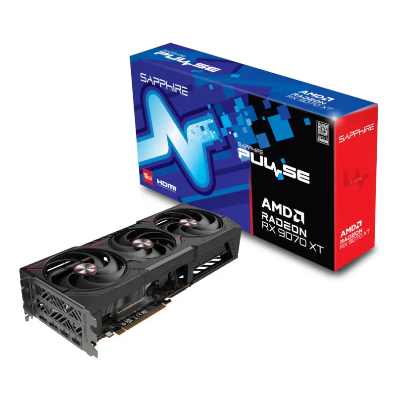 کارت گرافیک سافایر مدل Pulse Radeon RX 9070 XT 16GB