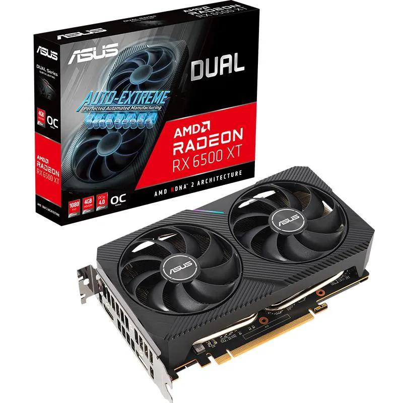 کارت گرافیک ایسوس  Dual Radeon RX 6500 XT OC Edition 4GB-0