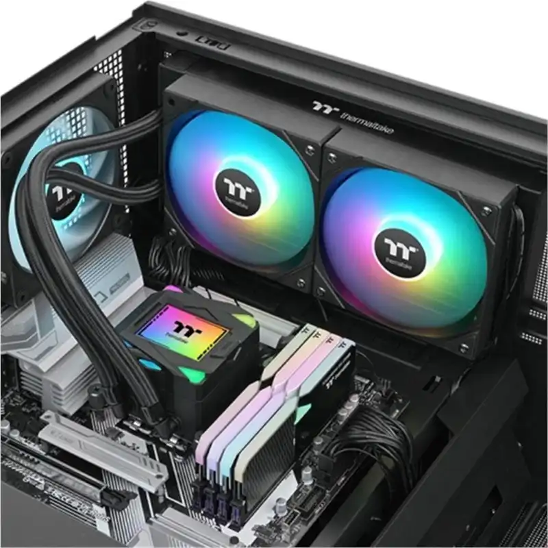 کولر پردازنده LA240 ARGB Sync AIO Black-3