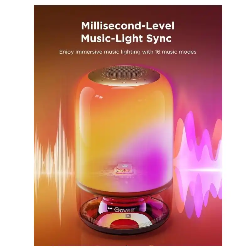 چراغ هوشمند رومیزی Govee Table Lamp 2 Pro x Sound by JBL H6020-1