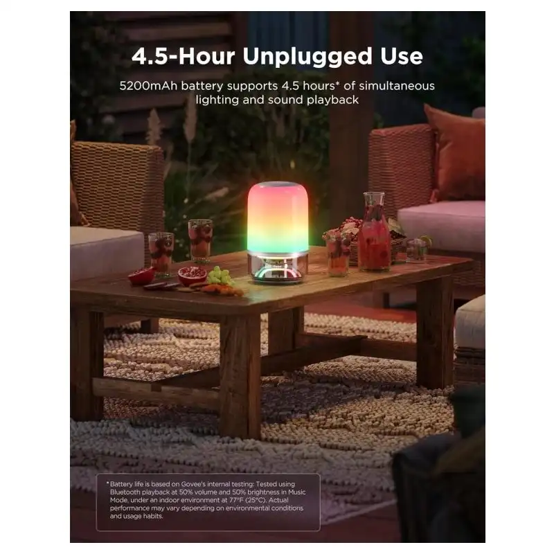 چراغ هوشمند رومیزی Govee Table Lamp 2 Pro x Sound by JBL H6020-2