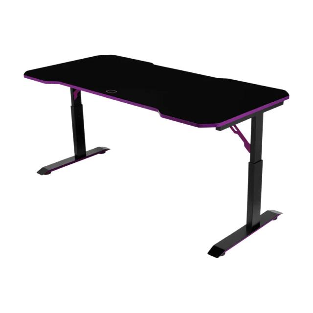 میز گیمینگ کولر مستر Gaming Desk GD160 Black-Purple v1