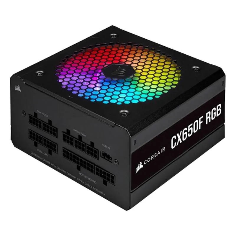 پاور کورسیر 650 وات مدل CX650F RGB