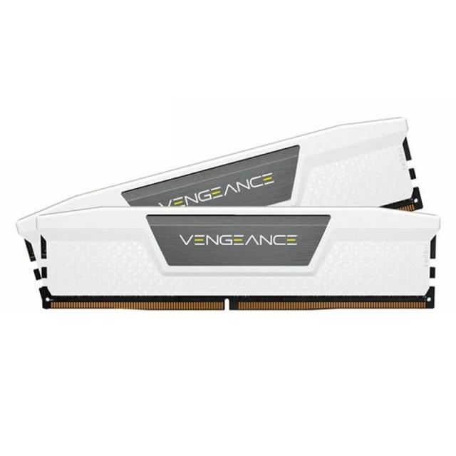 رم کورسیر مدل Vengeance White DDR5 64GB 32GBx2 5200MHz CL40