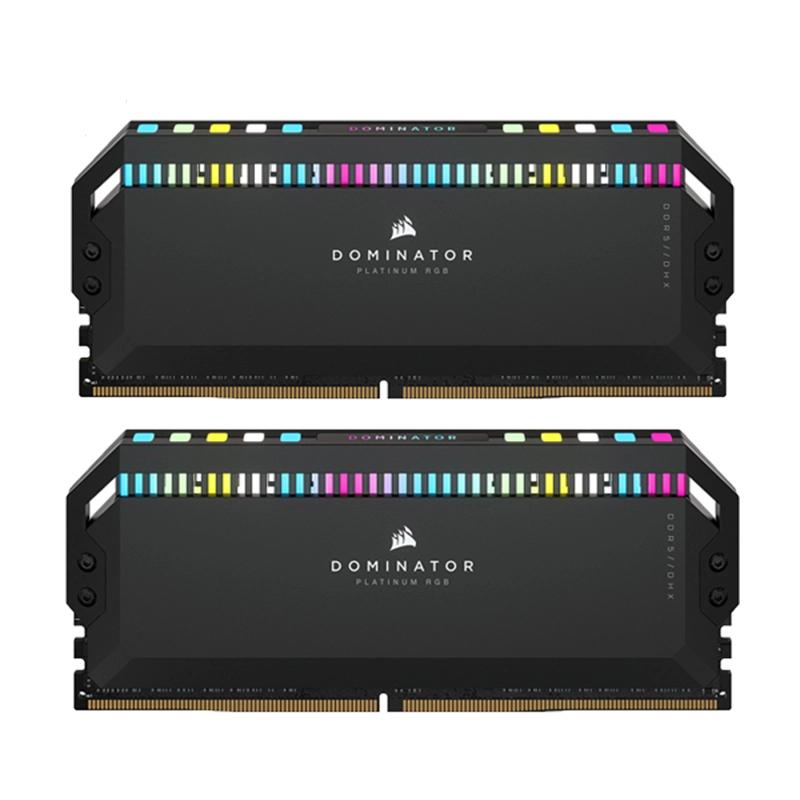 رم کورسیر مدل Dominator Platinum RGB DDR5 32GB 16GBx2 6200MHz CL36-0