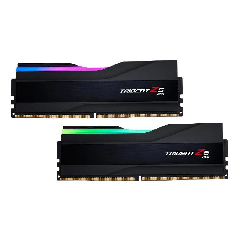 رم جی اسکیل مدل Trident Z5 RGB Black DDR5 32GB 16GBx2 6400Mhz CL32-0