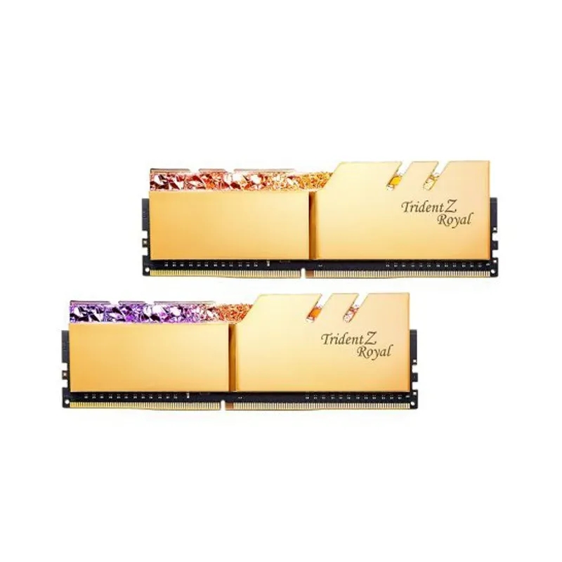 رم جی اسکیل مدل Trident Z Royal Gold DDR4 32GB 16GBx2 3600MHz CL16