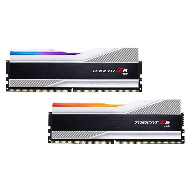رم جی اسکیل مدل Trident Z5 RGB Silver DDR5 32GB 16GBx2 5200MHZ CL40-0