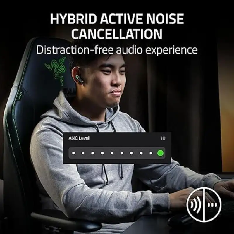 هندزفری گیمینگ ریزر مدل Hammerhead v3 hyperspeed
