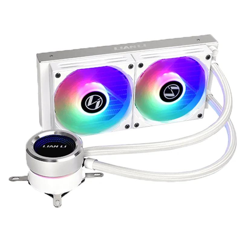 خنک کننده مایع پردازنده لیان لی مدل Galahad 240 RGB White-0
