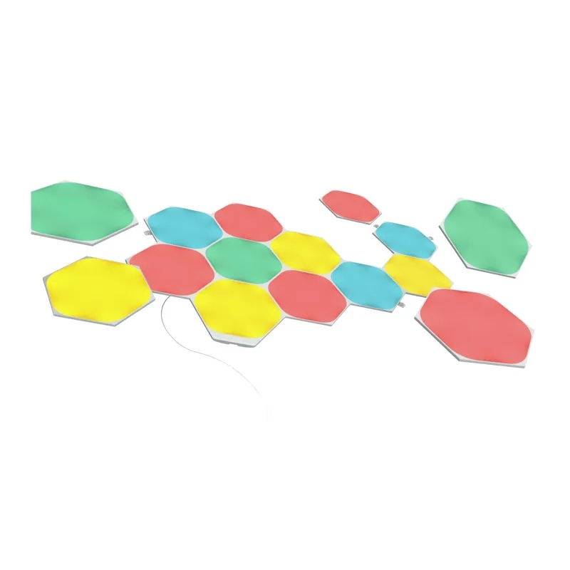 پنل هوشمند روشنایی نانولیف مدل Hexagon Starter Kit تعداد 15 عددی