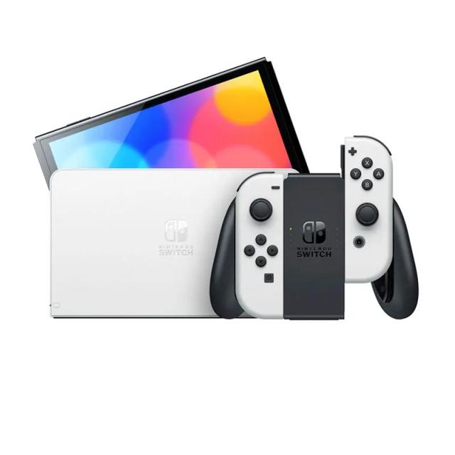 کنسول نینتندو مدل Nintendo Switch OLED سفید به همراه Joy-Con