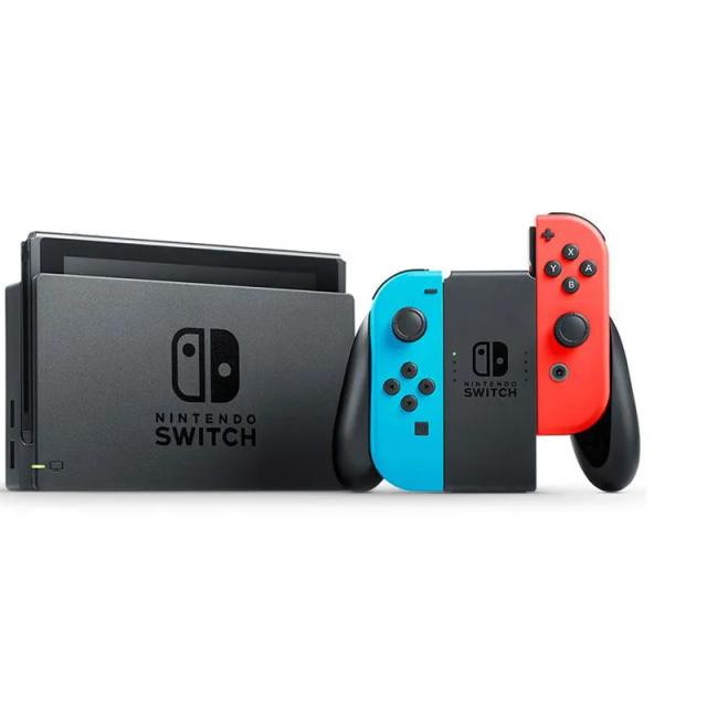 کنسول نینتندو مدل Nintendo Switch قرمز و آبی