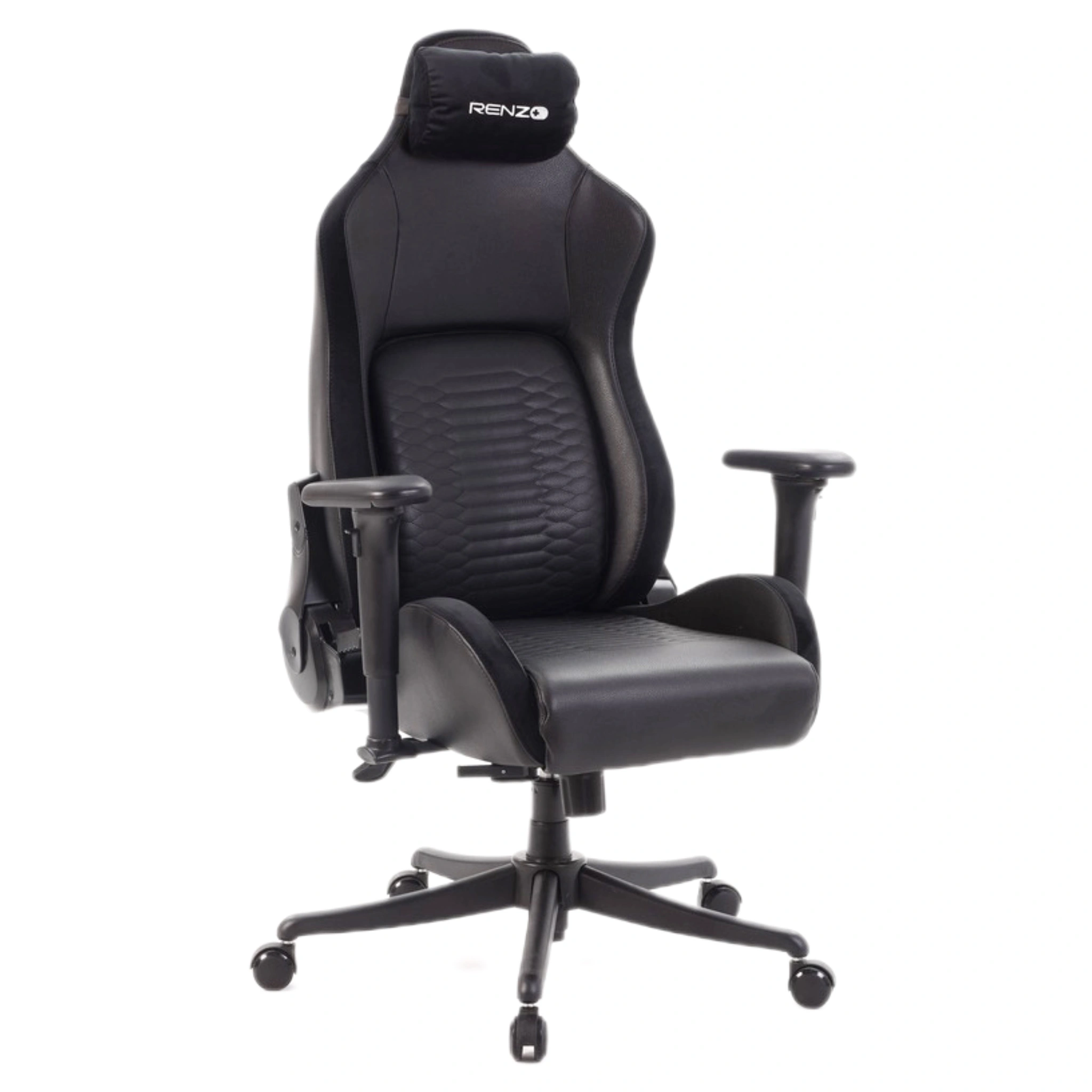 صندلی گیمینگ رنزو مدل Royal Noire Black-0