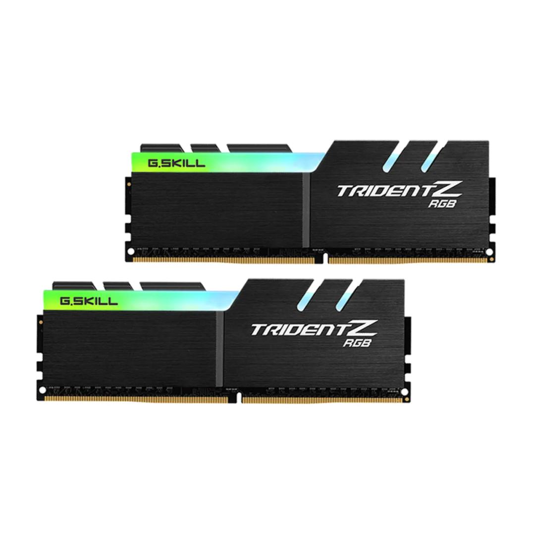 رم جی اسکیل مدل Trident Z RGB DDR4 64GB 32GBx2 3200MHz CL16-0